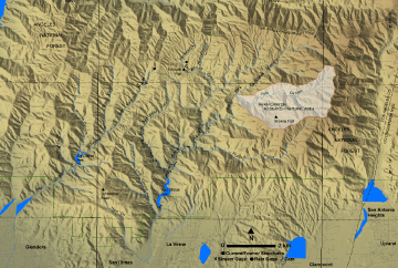 san dimas experimental forest map